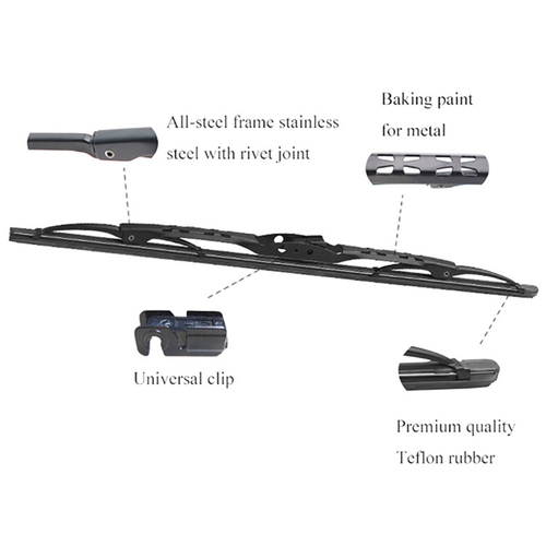 JJ New Product Conventional Clear Car Wiper Blade, Traditional wiper blade