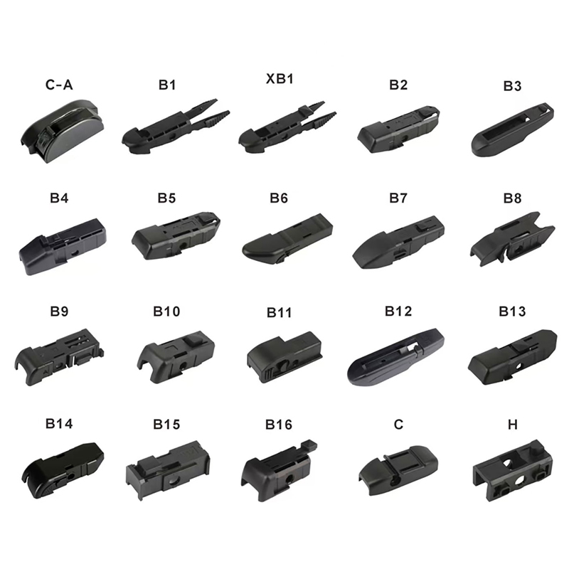 JJ patented designed multi-functional wiper with spray nozzle